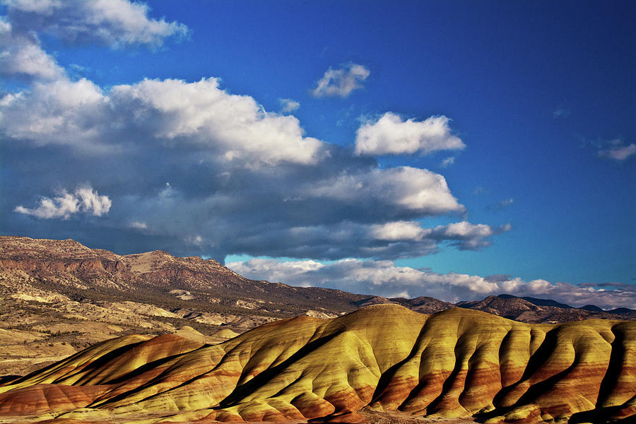 Pattern Photograph - Painted Hills, John Day Fossil Beds #2 by Michel Hersen