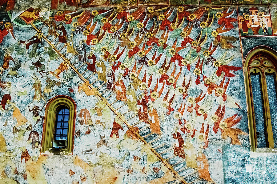 Paintings in frescoes of relig #2 Photograph by Joaquin Corbalan