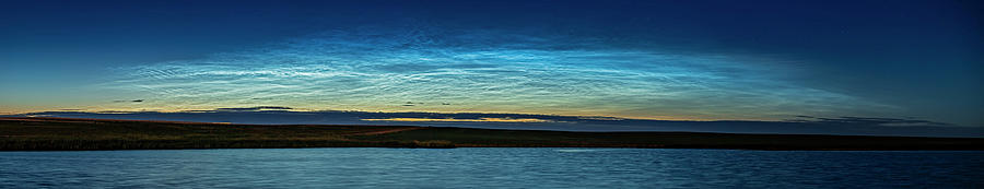 Panorama Of Noctilucent Clouds #2 Photograph by Alan Dyer