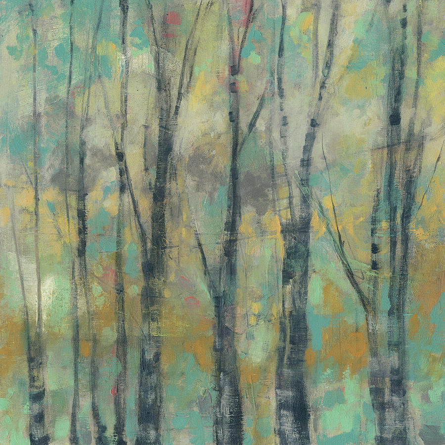 Pastel Arbor I #2 Painting by Jennifer Goldberger