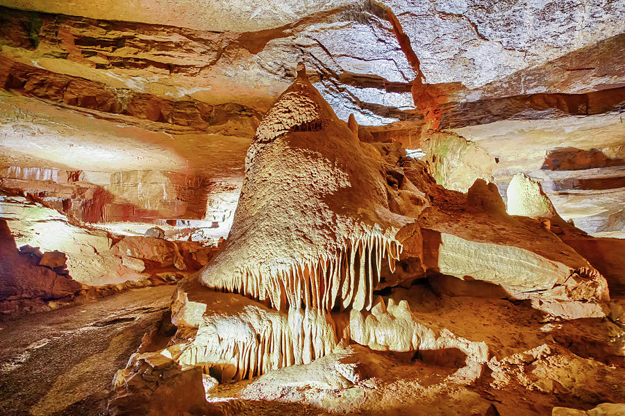 Pathway underground cave in forbidden cavers near sevierville te #2 Photograph by Alex Grichenko