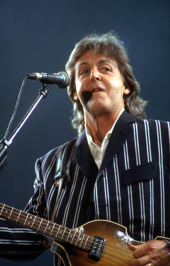 Paul Mccartney In Concert #2 Photograph by Mediapunch