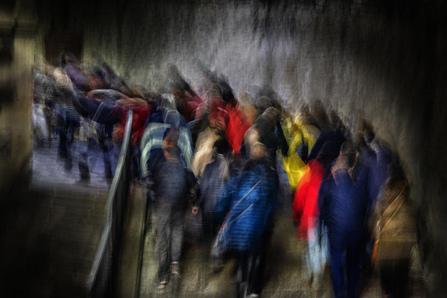 Abstract Photograph - People #2 by Fran Osuna