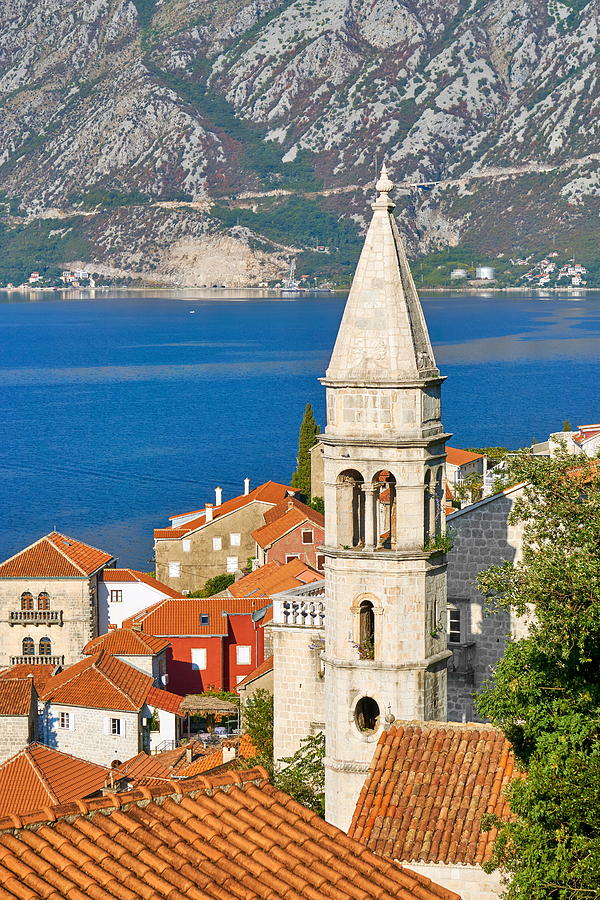 Architecture Photograph - Perast, Kotor Bay, Montenegro #2 by Jan Wlodarczyk
