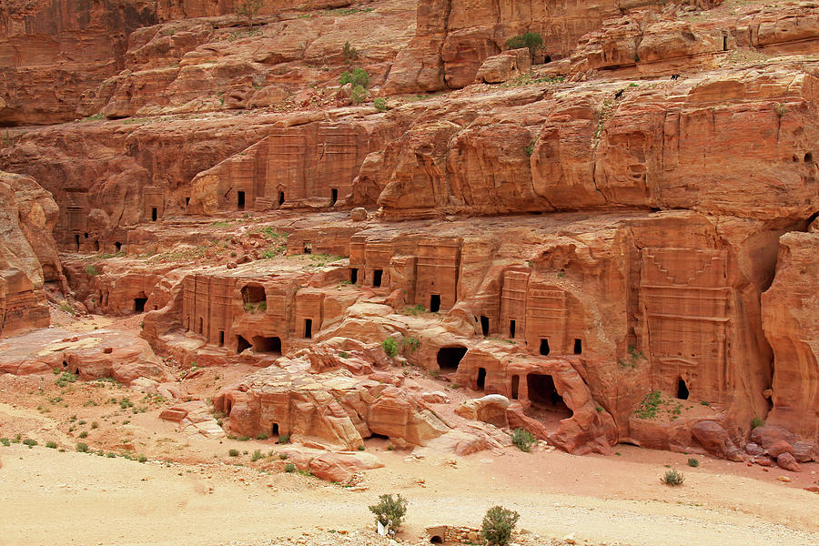 Petra, Jordan - Cave Dwellings #1 Photograph by Richard Krebs