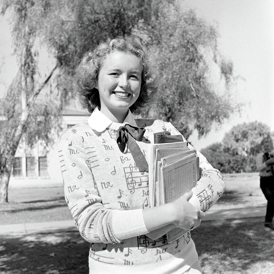 Notebook Photograph - Phoenix High School Models #2 by Peter Stackpole