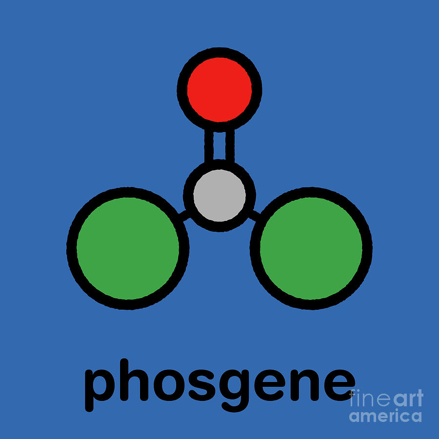 Phosgene Molecule #2 by Molekuul/science Photo Library