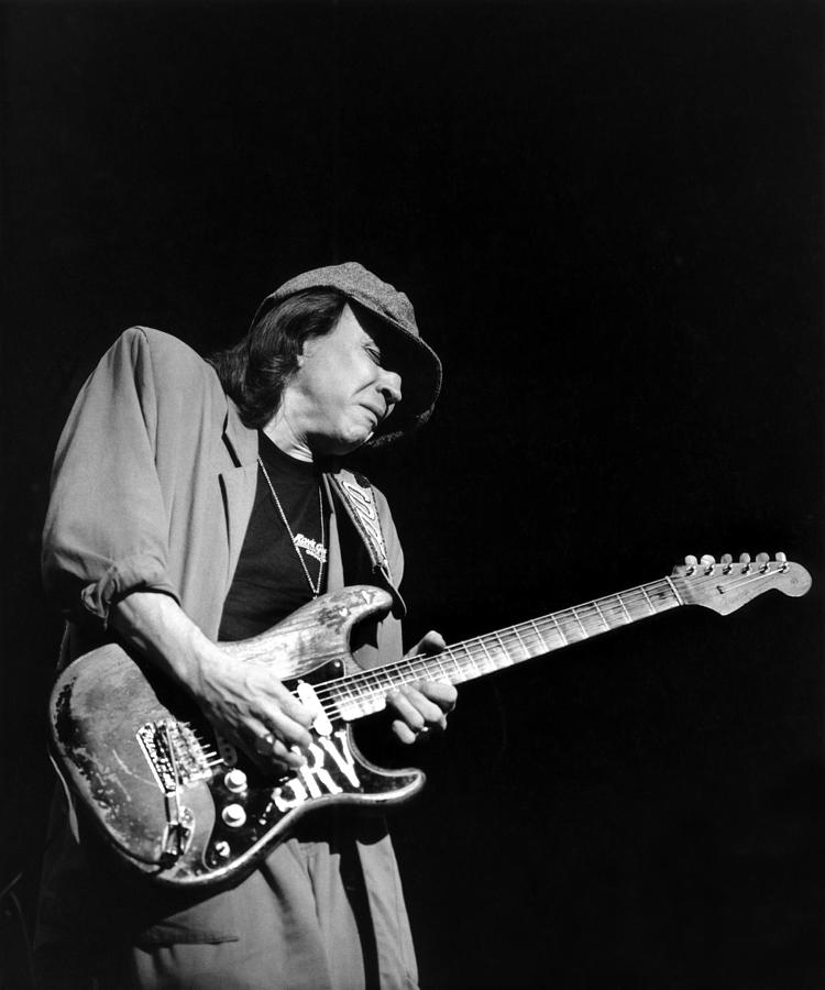 Music Photograph - Photo Of Stevie Ray Vaughan #2 by David Redfern