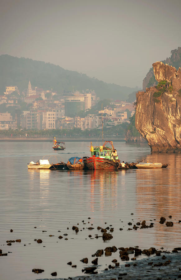 Ha Long Bay  Photograph by Gouzel -