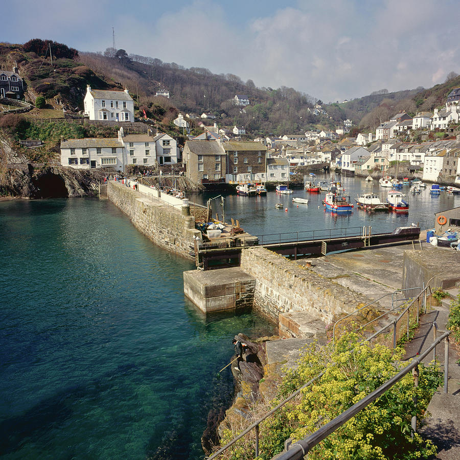 Picturesque Cornwall - Polperro Harbour #2 Photograph by Seeables Visual Arts