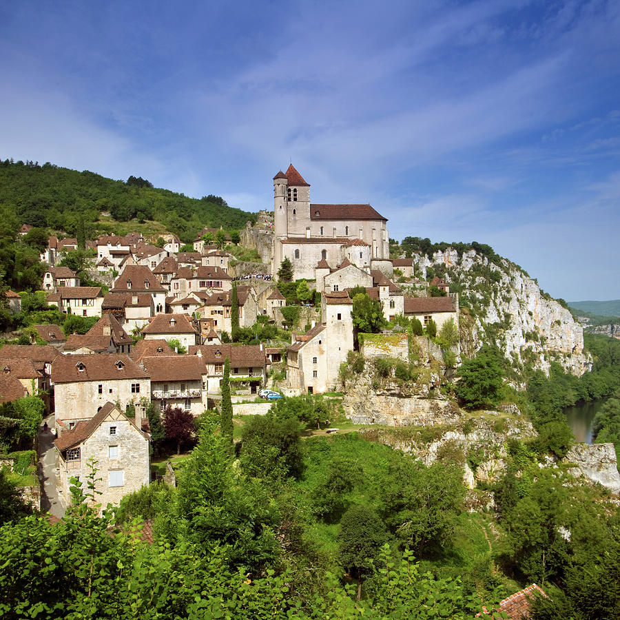 Picturesque France - St Cirq Lapopie #2 Photograph by Seeables Visual Arts