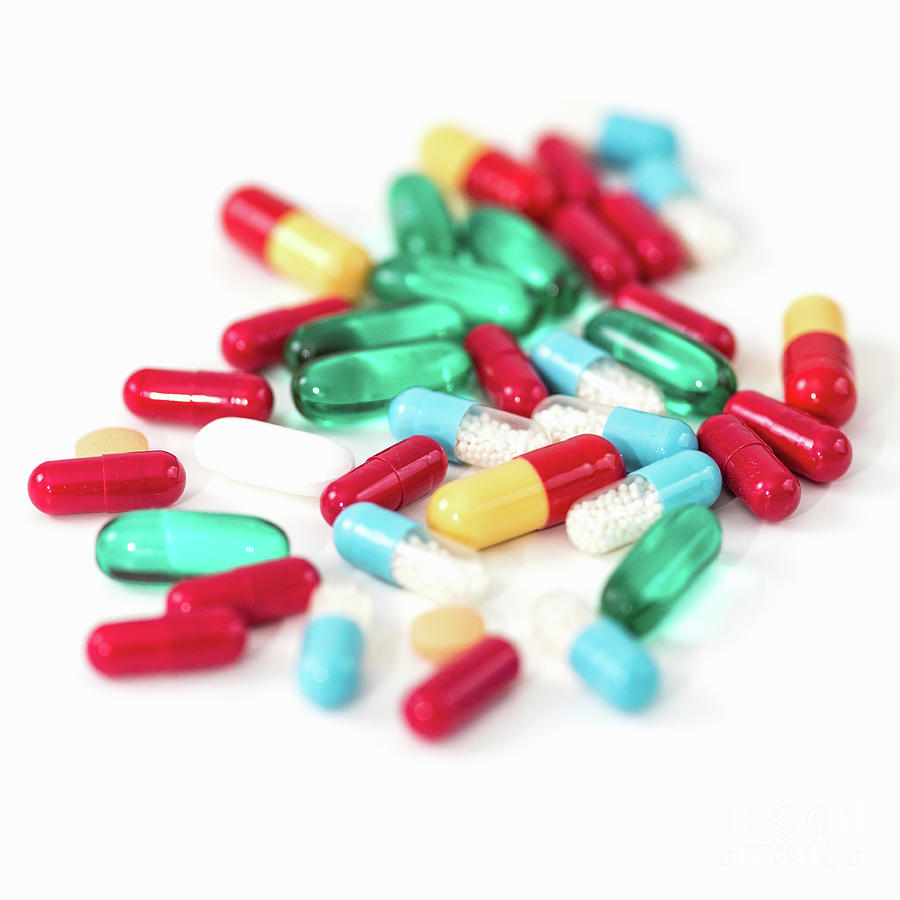 Pills And Capsules #2 Photograph by Microgen Images/science Photo Library