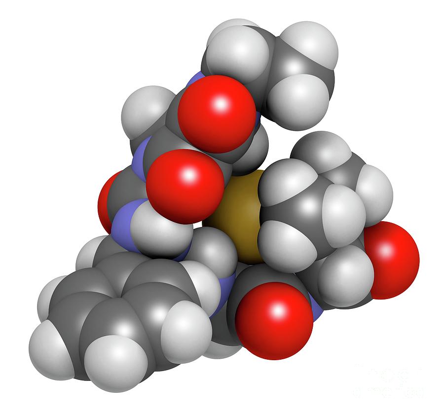Antibiotic Photograph - Piperacillin Antibiotic Drug Molecule #2 by Molekuul/science Photo Library