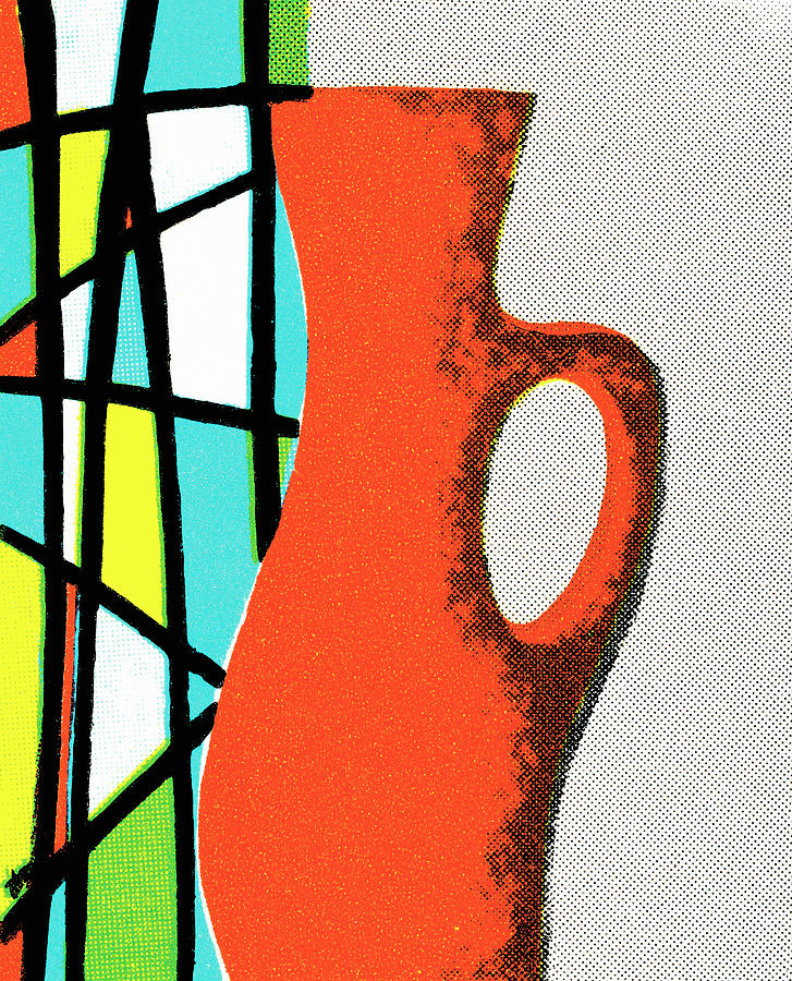 Abstract Drawing - Pitcher #2 by CSA Images