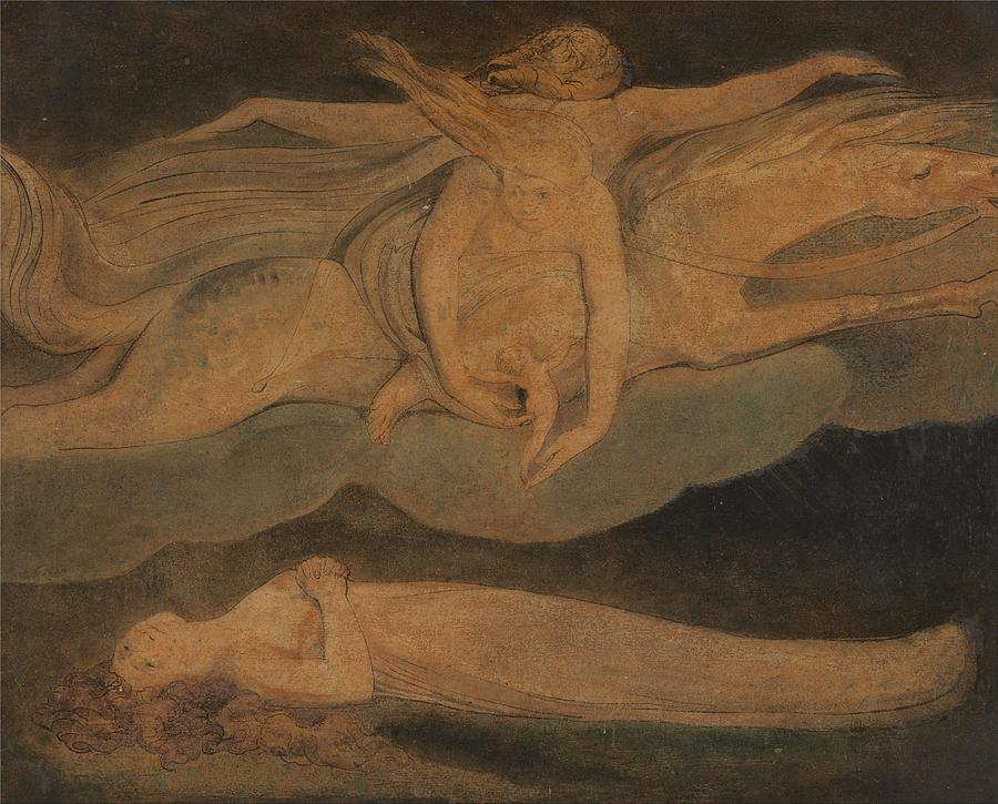 Pity #2 Painting by William Blake
