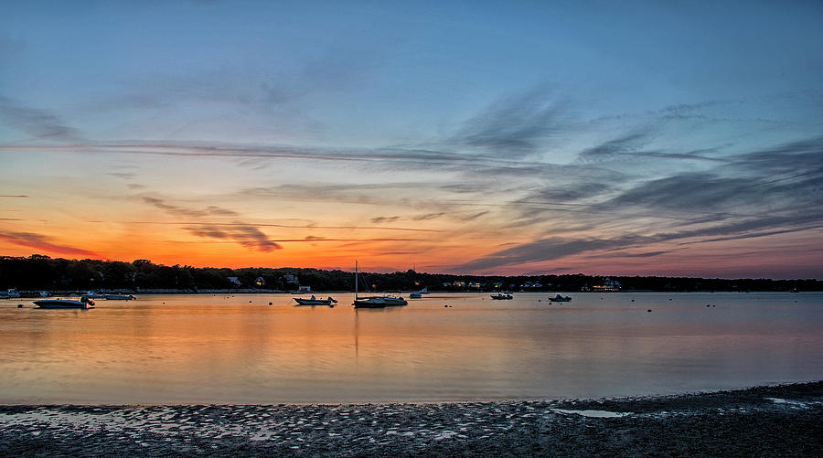 Pleasant Bay Sunset Chatham Cape Cod Massachusetts Photograph By Brendan Reals Pixels