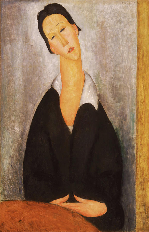 Amedeo Modigliani Painting - Portrait of a Polish Woman #2 by Amedeo Modigliani