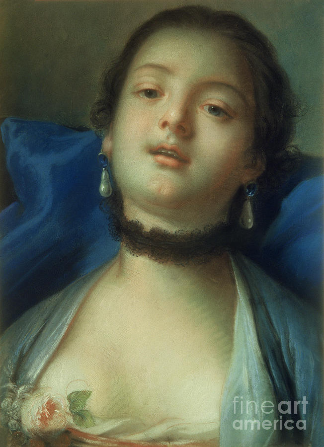 Portrait Of A Woman Painting by Francois Boucher
