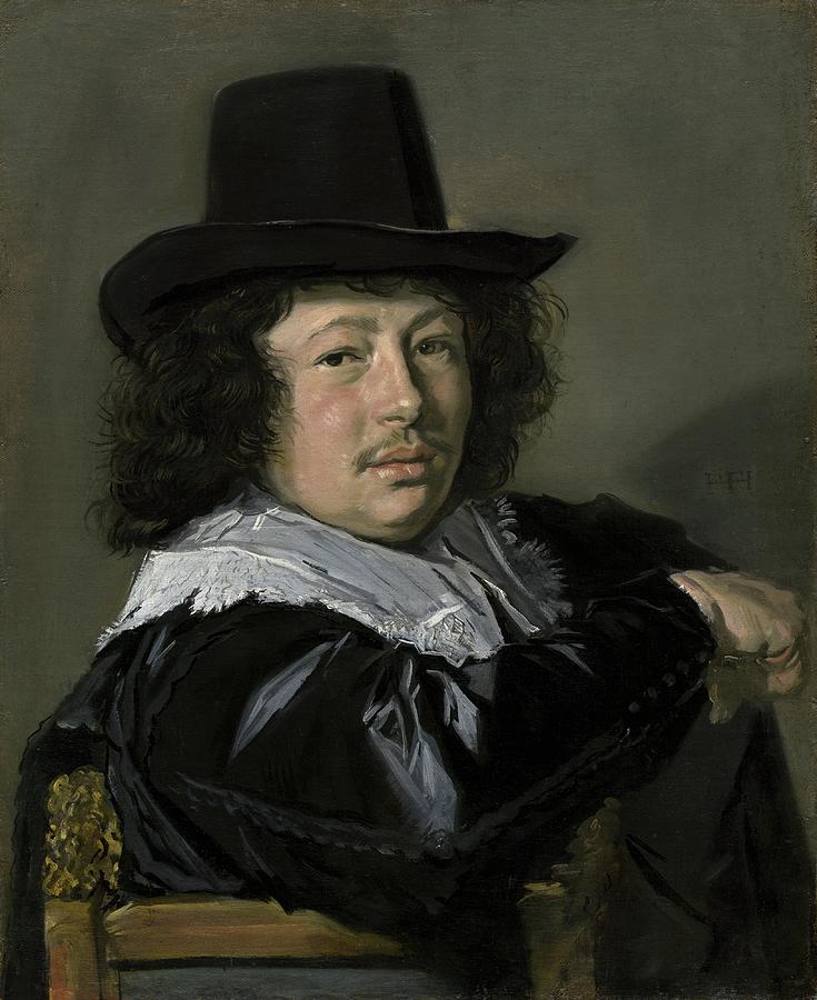Portrait Painting - Portrait Of A Young Man by Frans Hals
