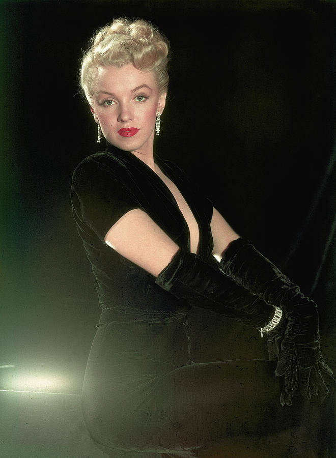 Portrait Of Marilyn Monroe by Ed Clark