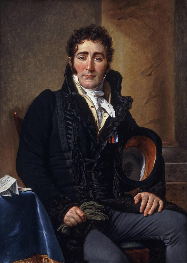 Still Life Painting - Portrait of the Comte de Turenne #2 by Jacques-Louis David