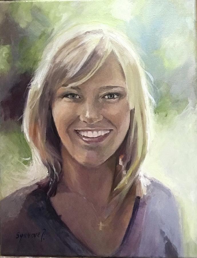 Portrait #2 Painting by Synnove Pettersen