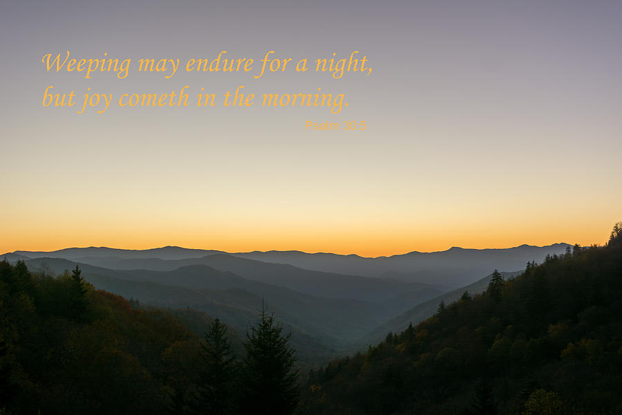 Psalm 30 Sunrise  #3 Photograph by Douglas Wielfaert