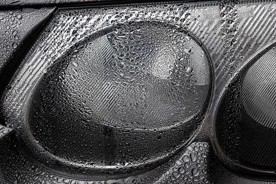 Raindrops on Car #2 Photograph by Robert Ullmann