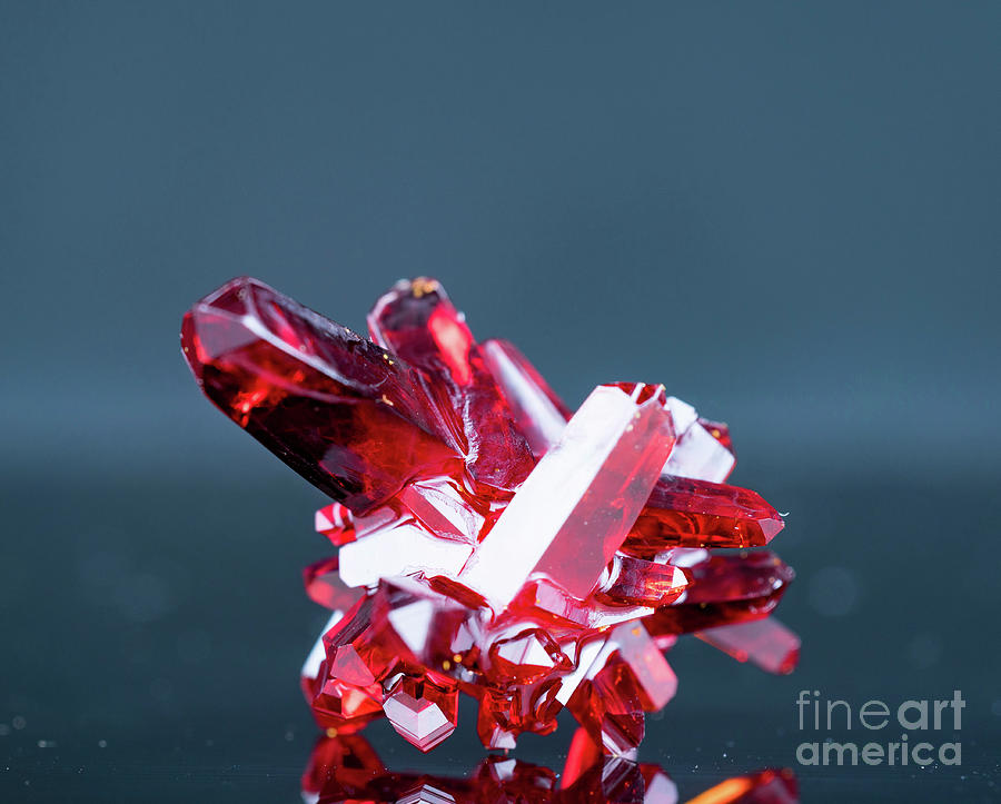 Red Crystals #2 by Wladimir Bulgar/science Photo Library