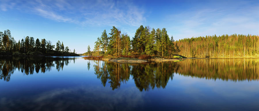 Reflection Of Trees In A Lake, Lake #2 Photograph by Panoramic Images