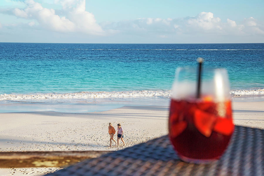 Relaxing, Elbow Beach, Bermuda #2 Digital Art by Lumiere