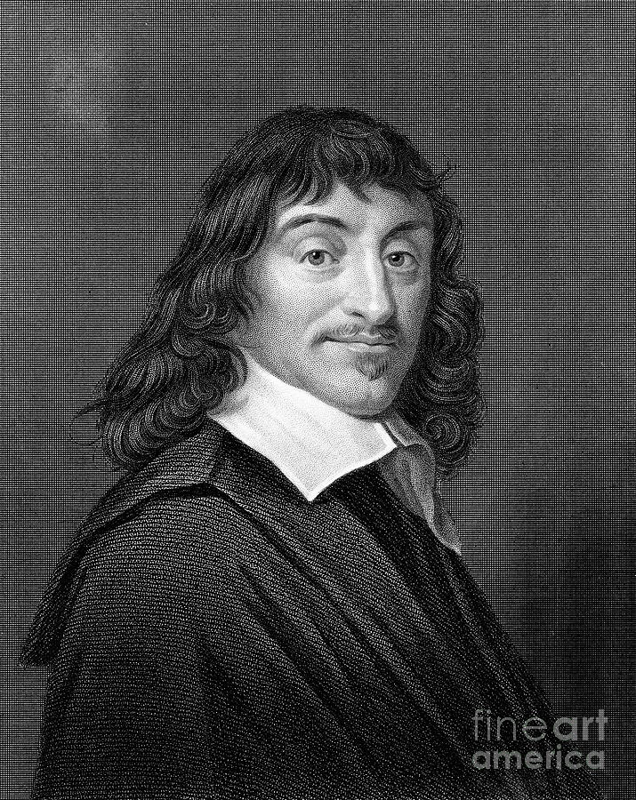 Rene Descartes, French Philosopher #2 Drawing by Print Collector