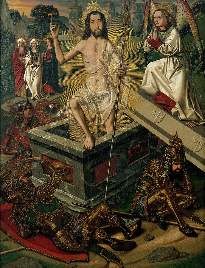 Resurrection Painting - Resurrection by Bartolome Bermejo