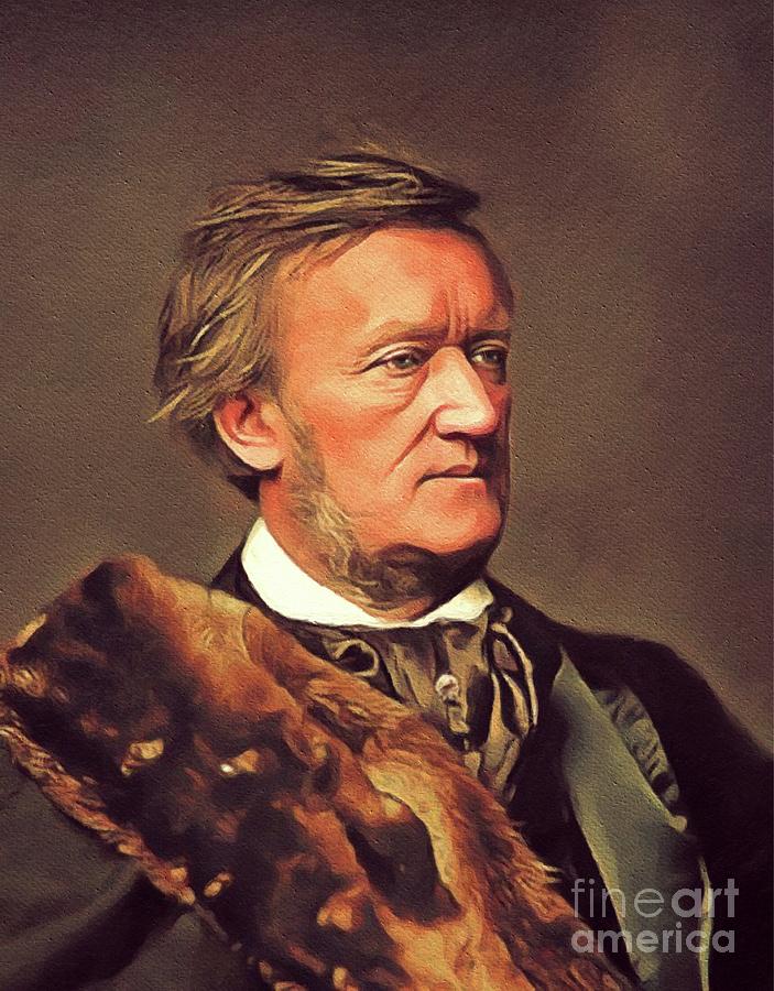 Richard Wagner, Famous Composer Painting