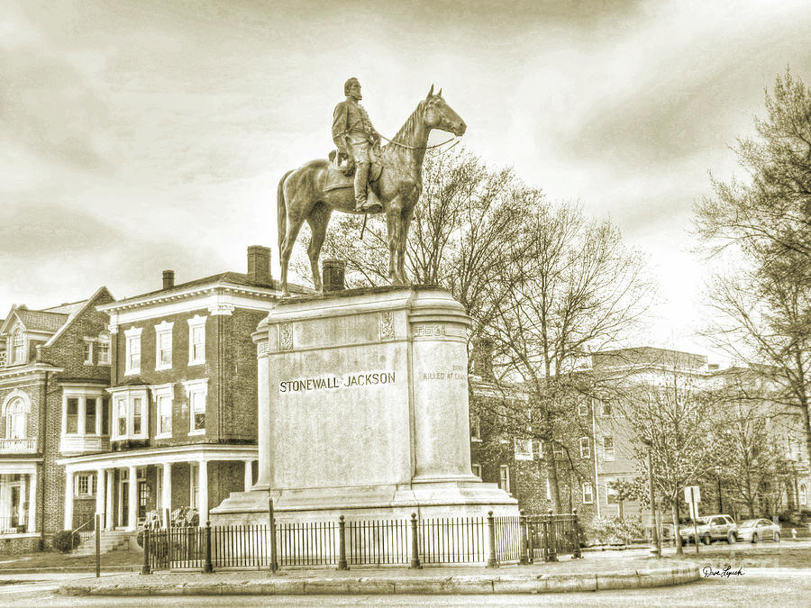 Richmond VA Virginia - Stonewall Jackson Monument #3 Photograph by Dave Lynch