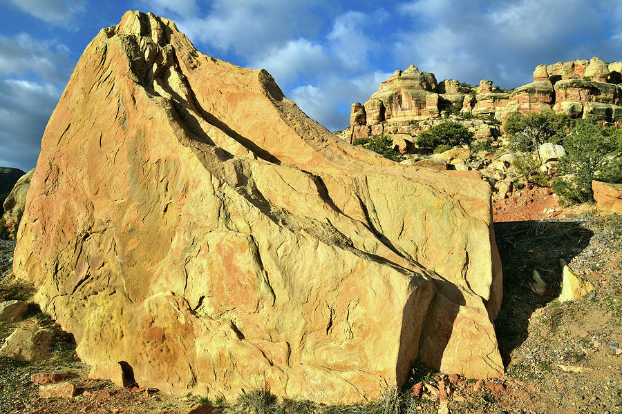 Rim Rock Drive Boulders in Colorado National Monument #2 Photograph by Ray Mathis