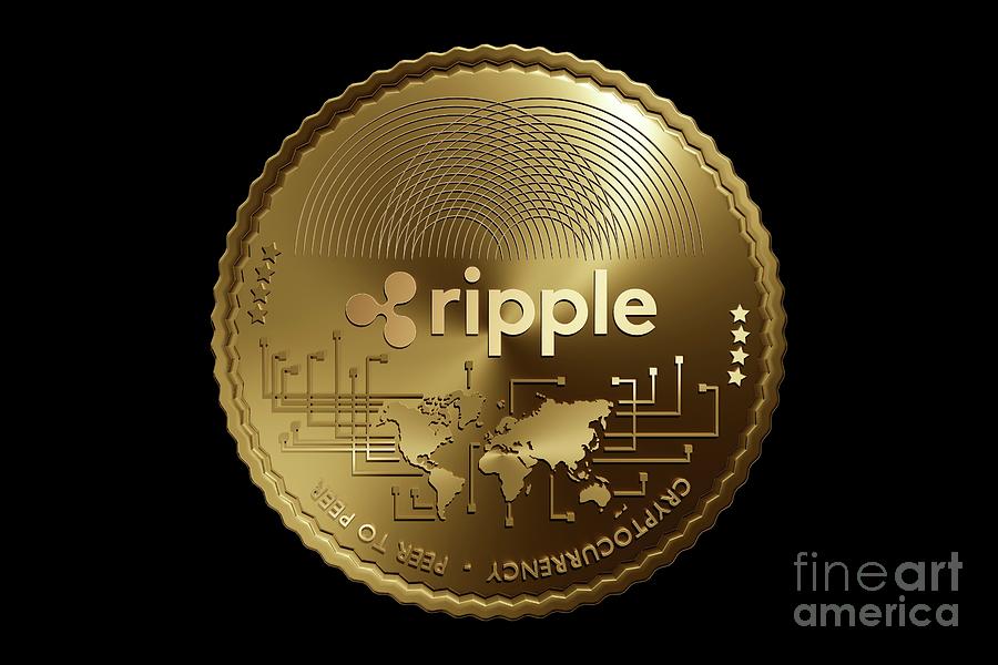 Ripple Xrp Cryptocurrency #2 Photograph by Patrick Landmann/science Photo Library