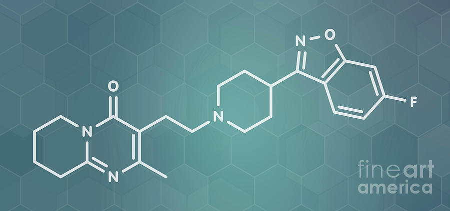 Risperidone Antipsychotic Drug Molecule #2 by Molekuul/science Photo ...