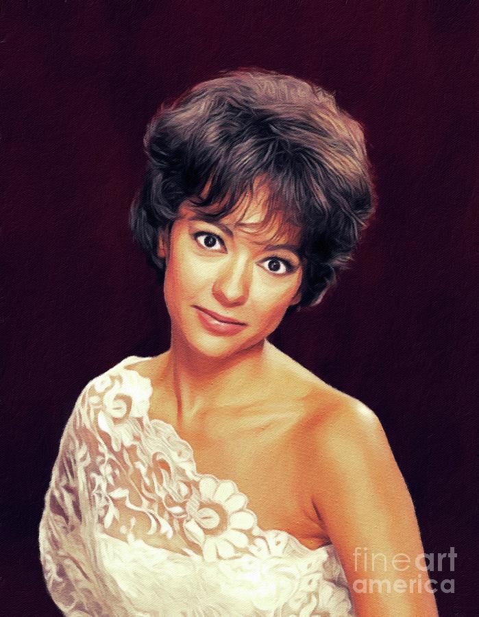 Rita Moreno, Vintage Actress Painting by Esoterica Art Agency