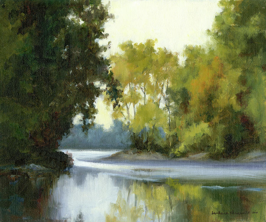 River Reflections #2 Painting by Barbara Chenault