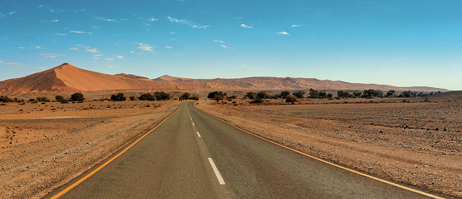 road in Namib desert, Namibia Africa landscape Photograph by Artush ...