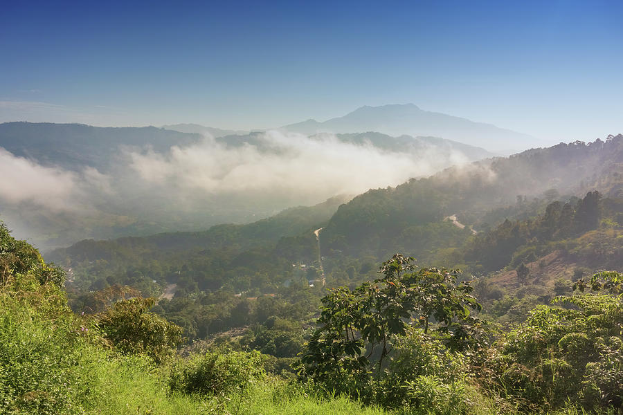 Road thru the mountains in Copan district of Honduras. Photograph by ...