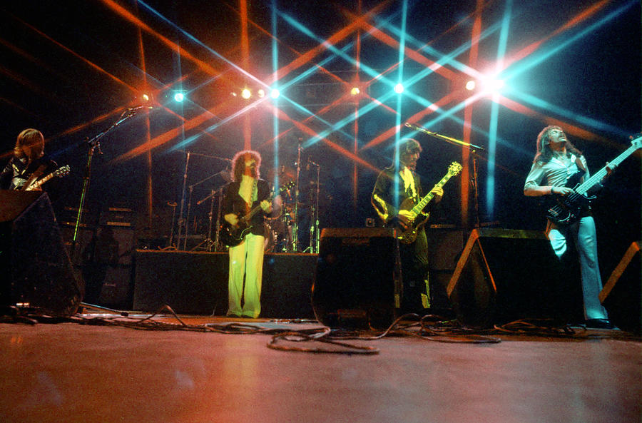 Rock Group Boston Performing #2 Photograph by Michael Ochs Archives
