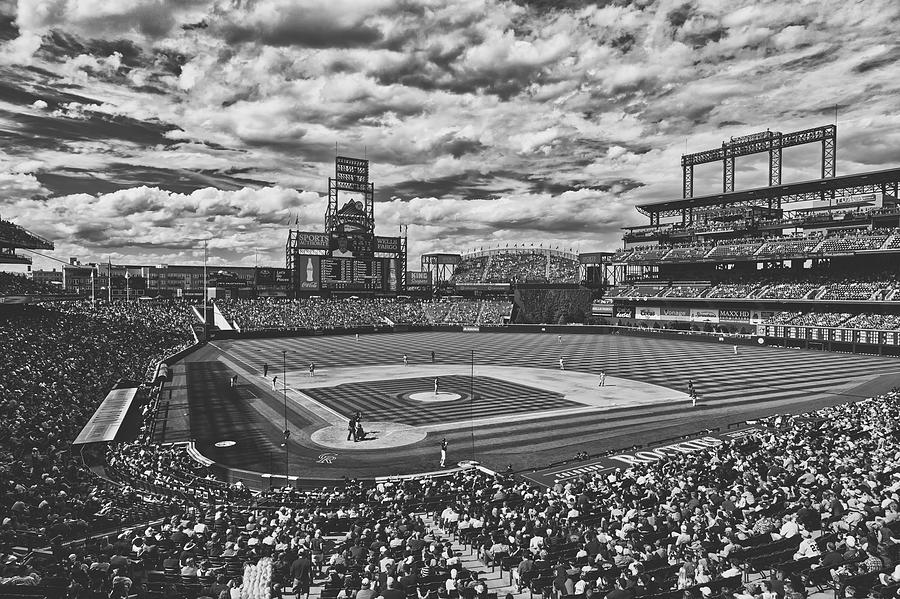 Coors Field Baseball Stadium Print, Colorado Rockies Baseball