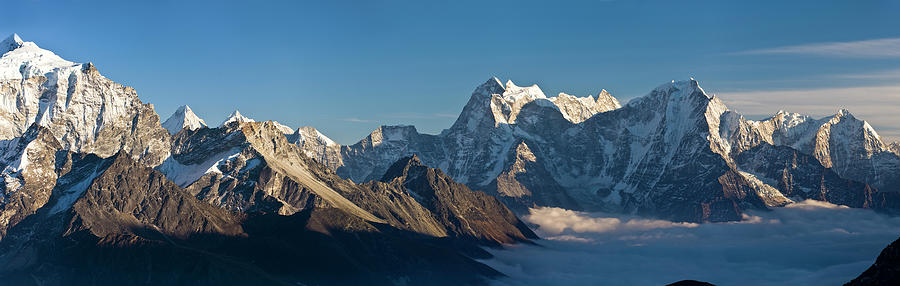 Rocky Mountaintops And Valley Photograph by Cultura Rf/ben Pipe ...