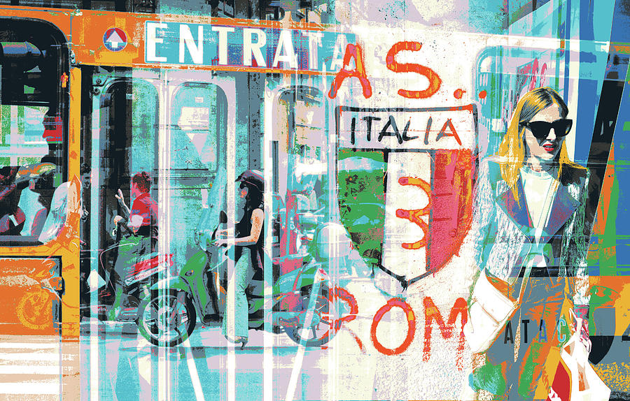 Roma #1 Mixed Media by Shay Culligan