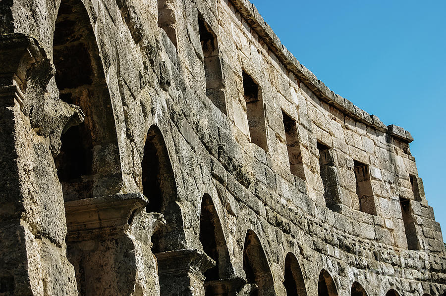 Roman amphitheater in Pula, the b #2 Photograph by Joaquin Corbalan