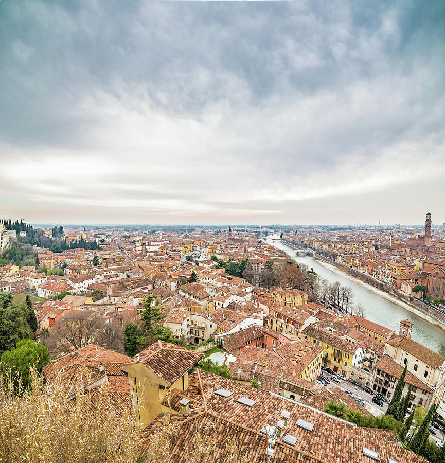 Roofs of Verona in Italy #2 Photograph by Vivida Photo PC