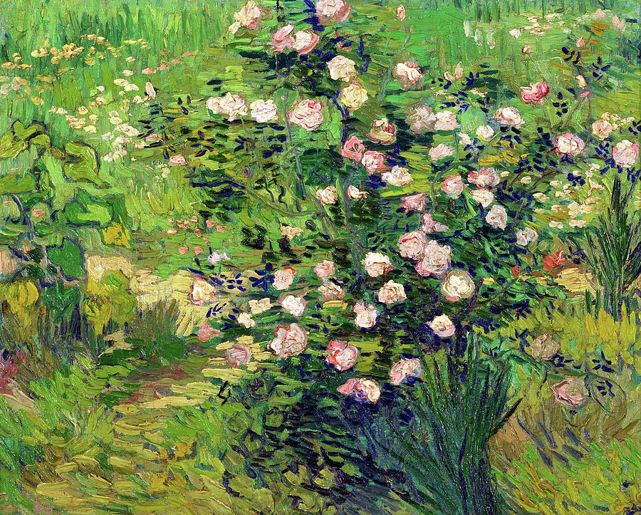 Roses - Digital Remastered Edition #2 Painting by Vincent van Gogh