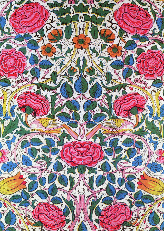 Roses - Digital Remastered Edition #3 Painting by William Morris